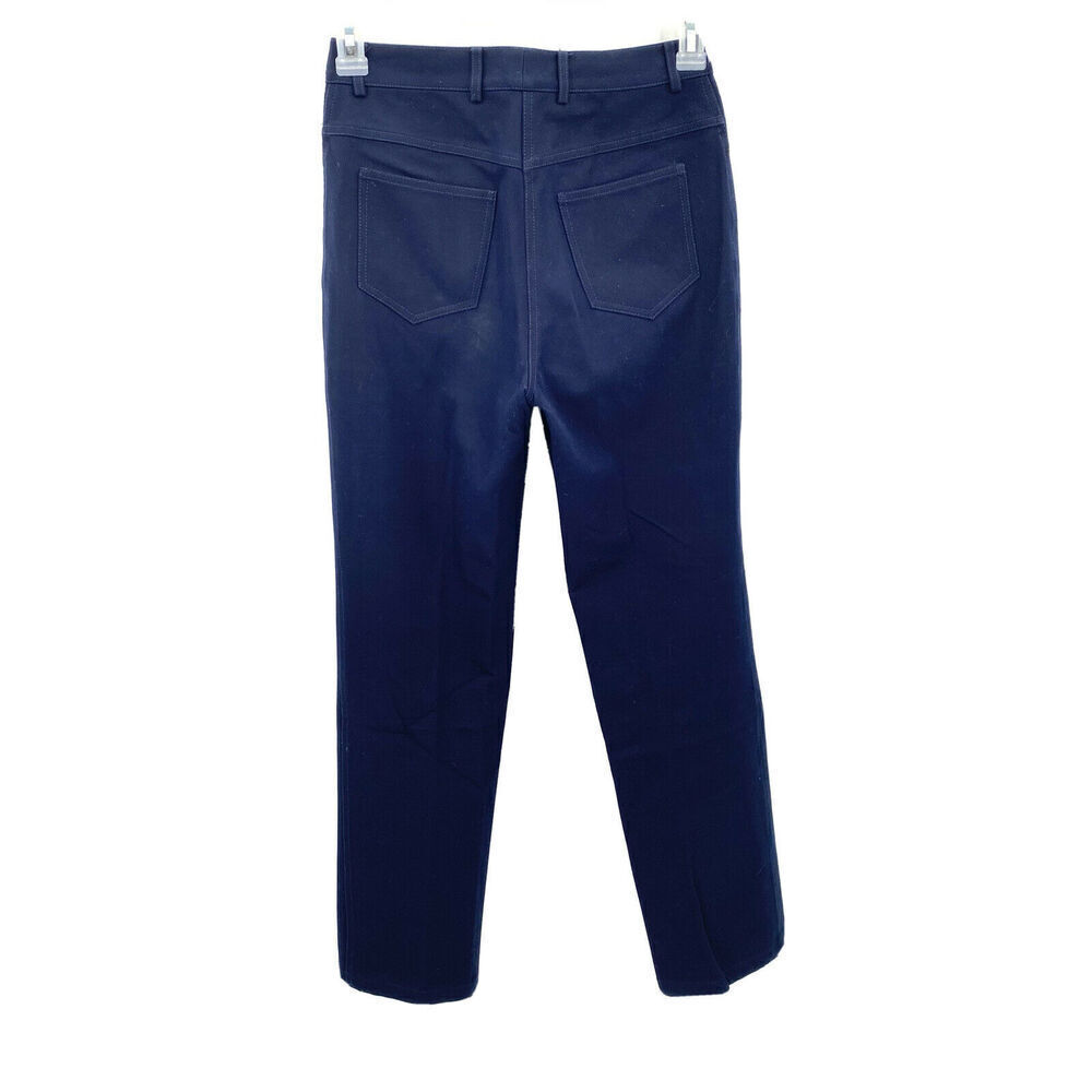 ST. JOHN Sport Navy Blue Straight Leg Pants - Picture 4 of 5